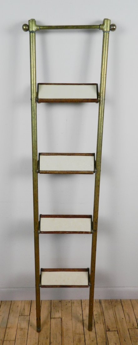 Brass ship ladder: Brass ship ladder. 56''