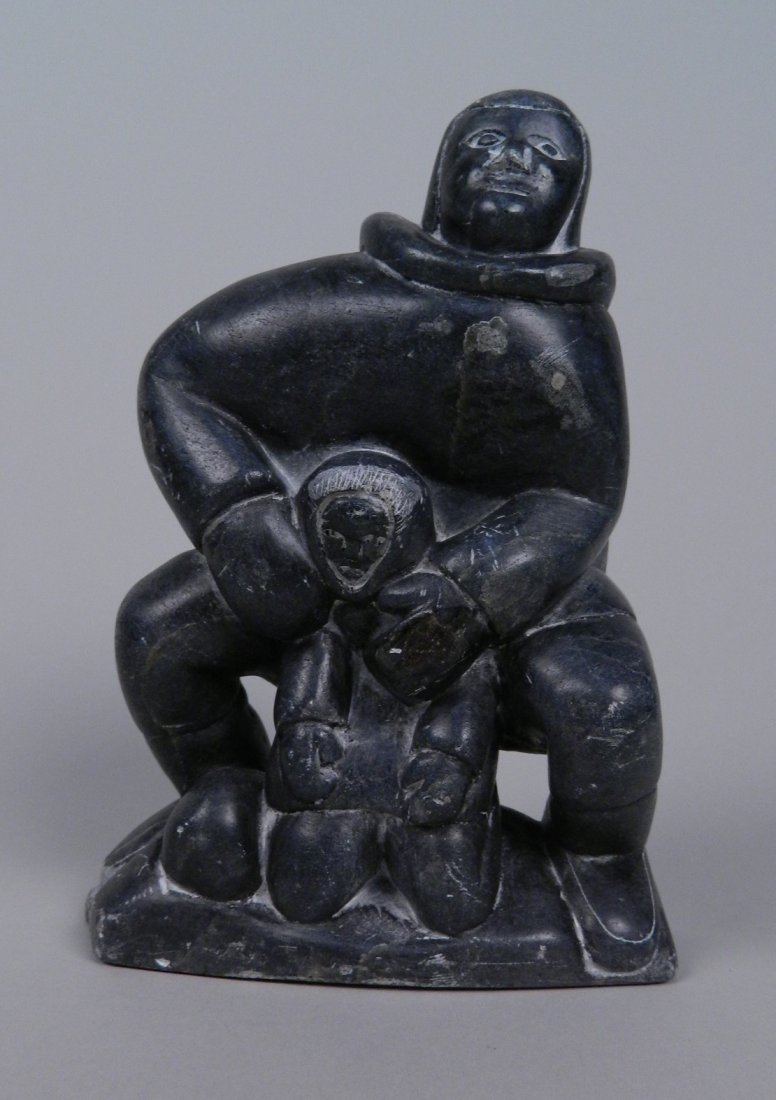 Inuit carved stone sculpture (1 of 5)