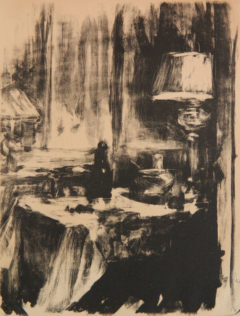 Albert Belleroche lithograph (1 of 4)