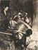 Albert Besnard etching and drypoint