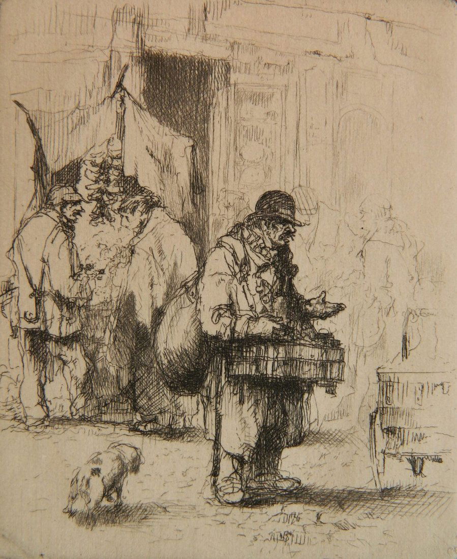Auguste Brouet etching (1 of 4)