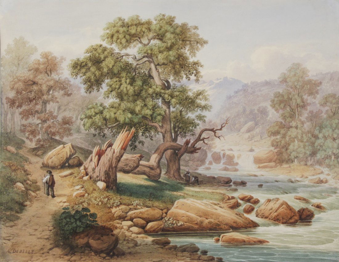 Alexandre Debelle watercolor (1 of 4)