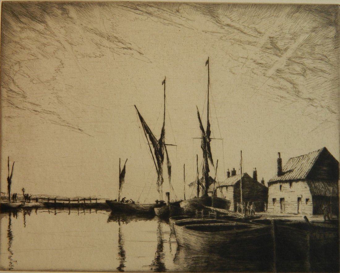 Martin Hardie etching (1 of 4)