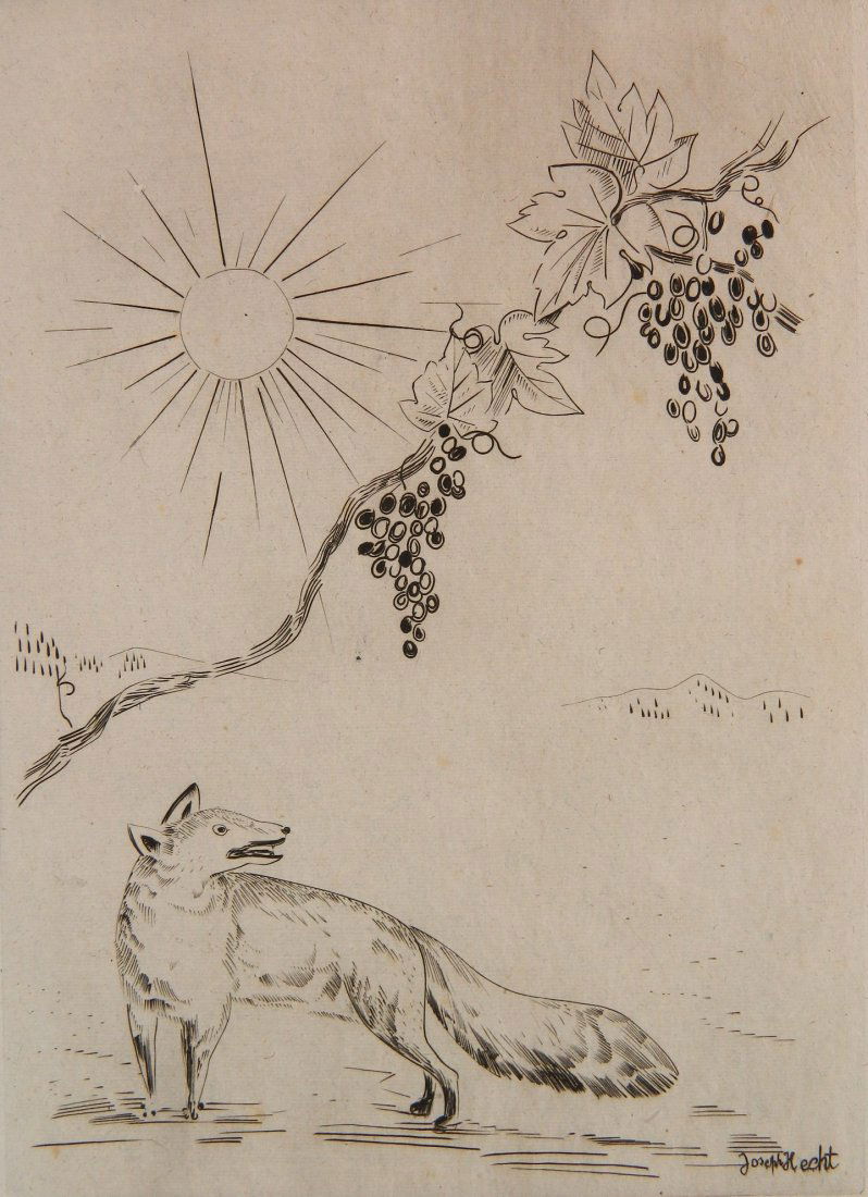 Joseph Hecht etching (1 of 4)