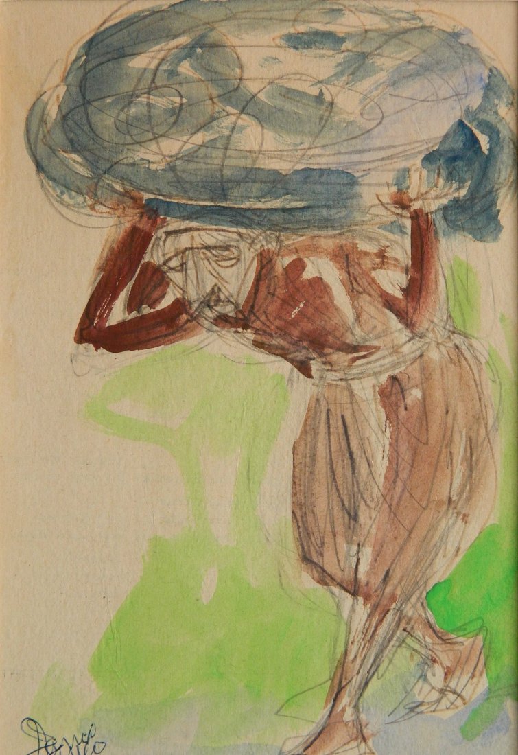 Marcel Janco watercolor (1 of 4)