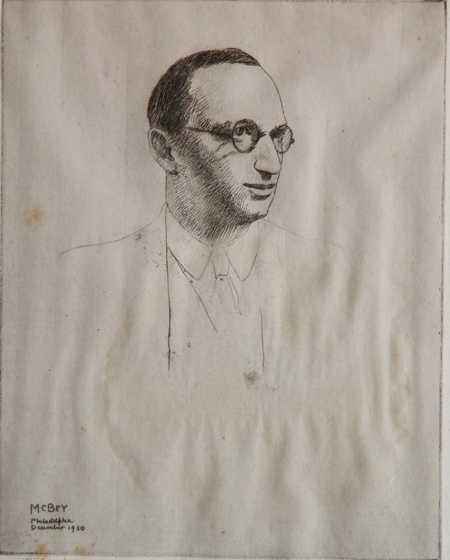 James McBey etching (1 of 4)
