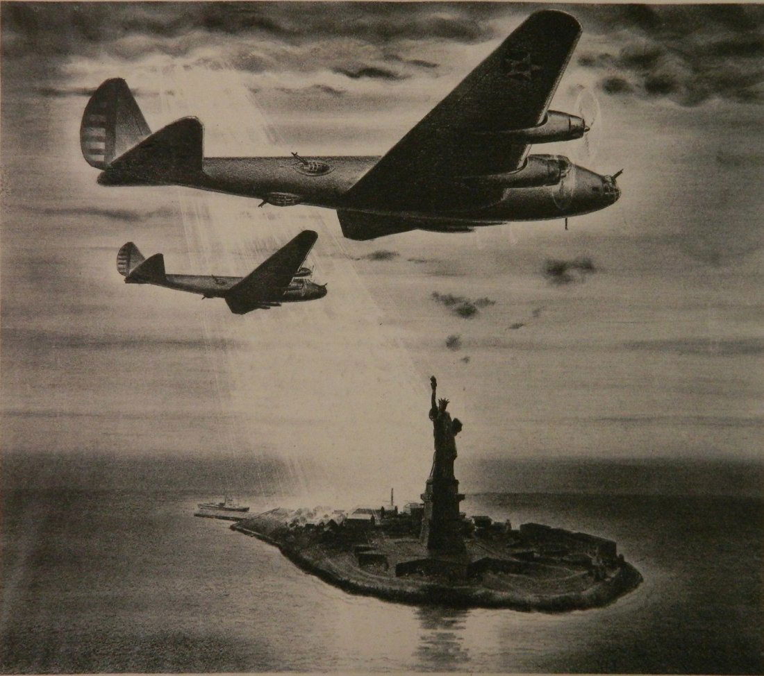 James E. Allen lithograph (1 of 3)