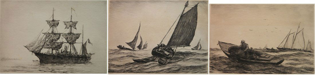 Reynolds Beal 3 etchings (1 of 10)