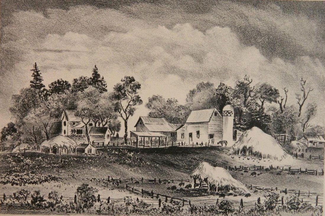 Adolf Dehn lithograph (1 of 4)