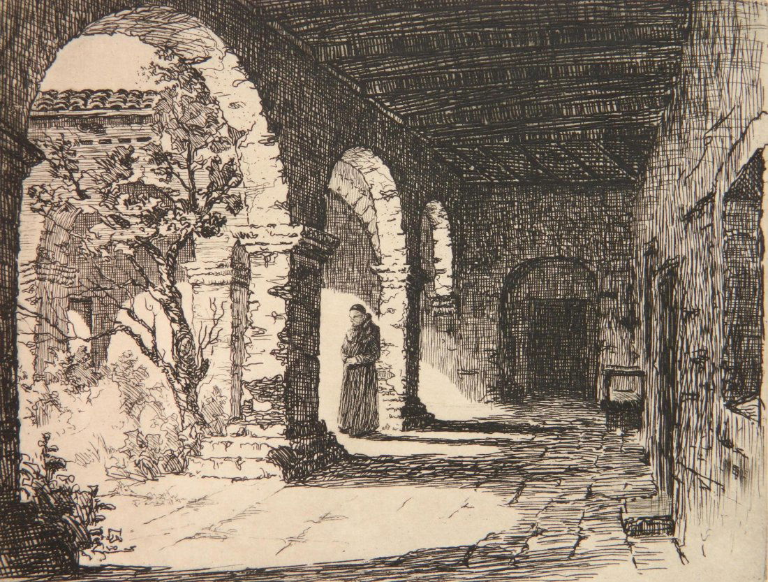 Bertha Jaques etching (1 of 3)