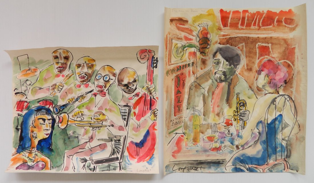 2 Stephen Longstreets watercolors (1 of 9)