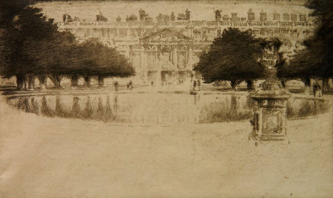 Joseph Pennell etching (1 of 4)