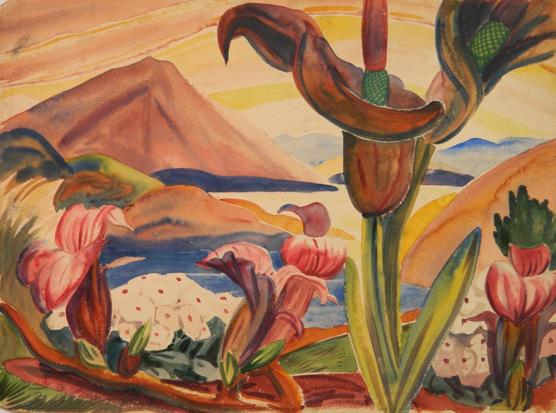 Paul Travis watercolor (1 of 6)