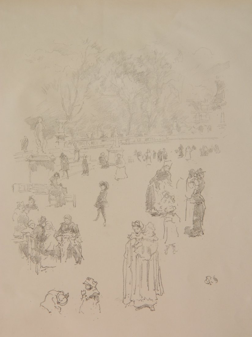 James A. M. Whistler lithograph (1 of 3)
