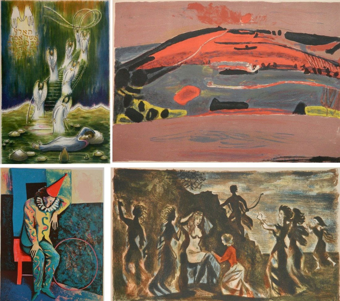 4 Contemporary lithographs (1 of 9)