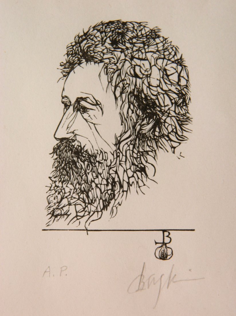 Leonard Baskin engraving (1 of 4)