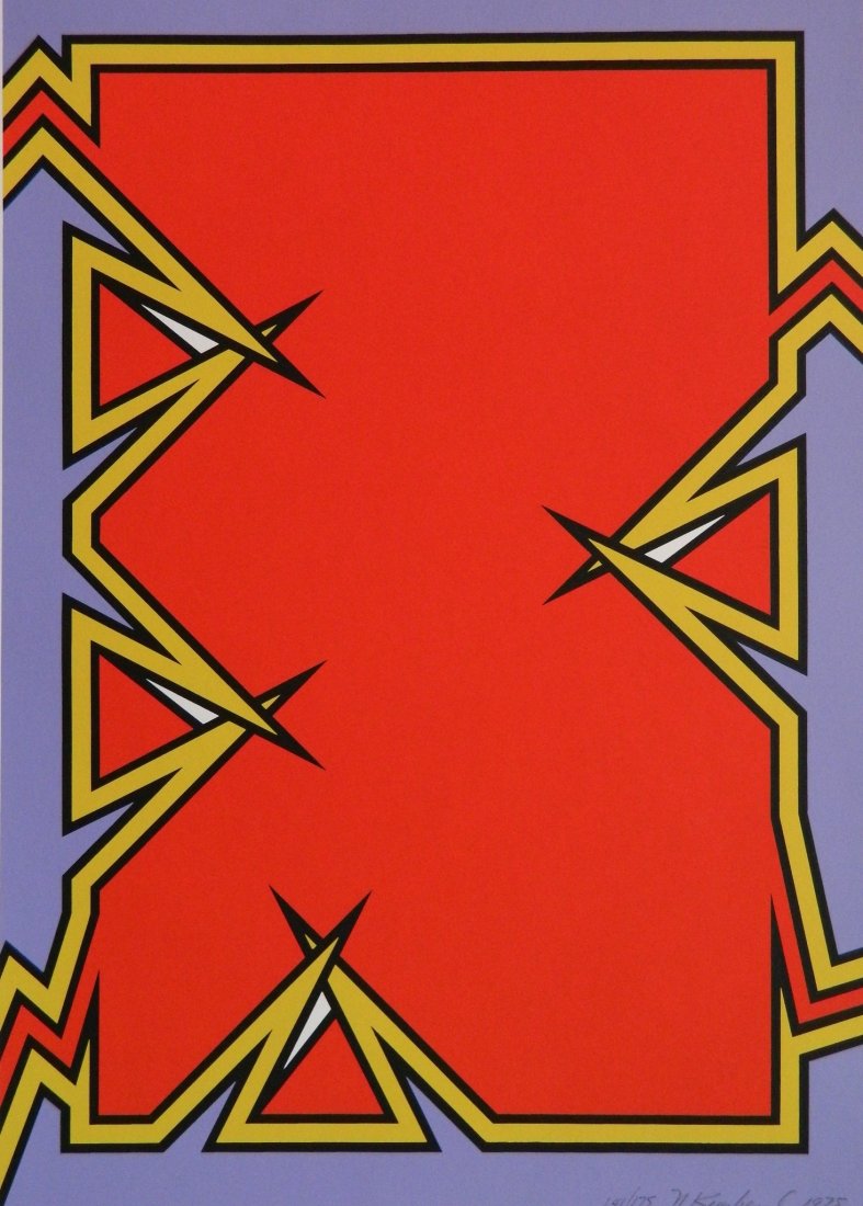 Nicholas Krushenick serigraph (1 of 4)