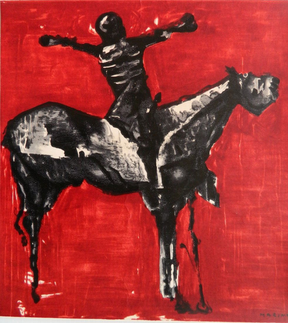 Marino Marini lithograph (1 of 3)