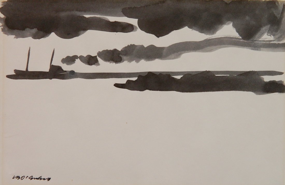 Joseph B. O'Sickey watercolor (1 of 4)