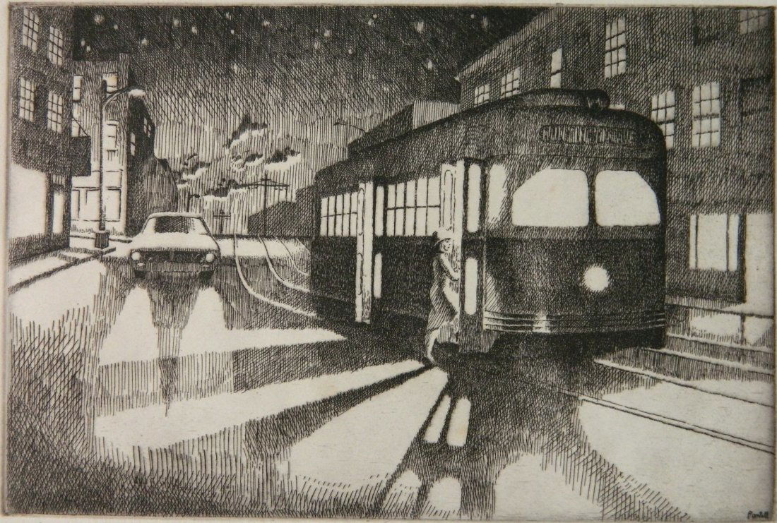 Richard Pantell etching (1 of 4)