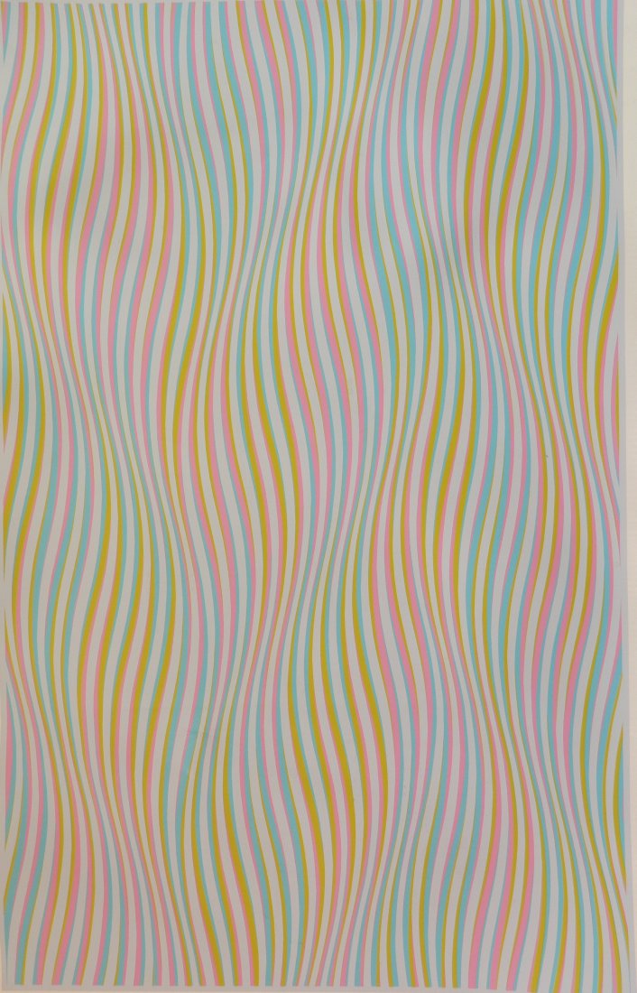 Bridget Riley silkscreen (1 of 4)