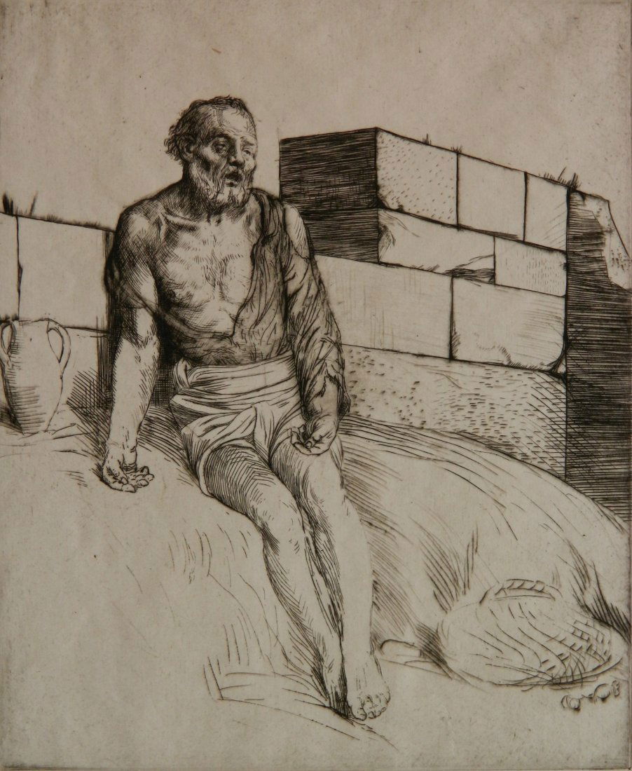 Alphonse Legros engraving (1 of 4)