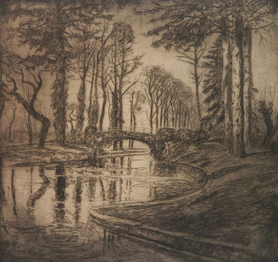 Richard Ranft etching and drypoint (1 of 4)