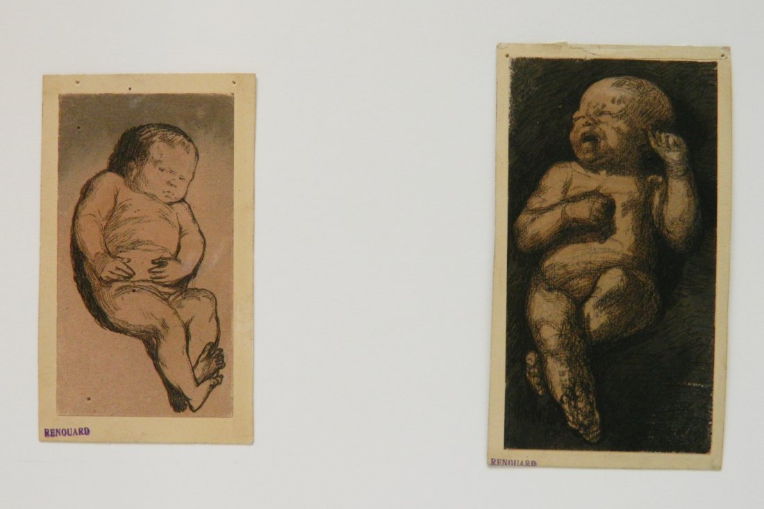 Paul Renouard 2 etchings (1 of 4)