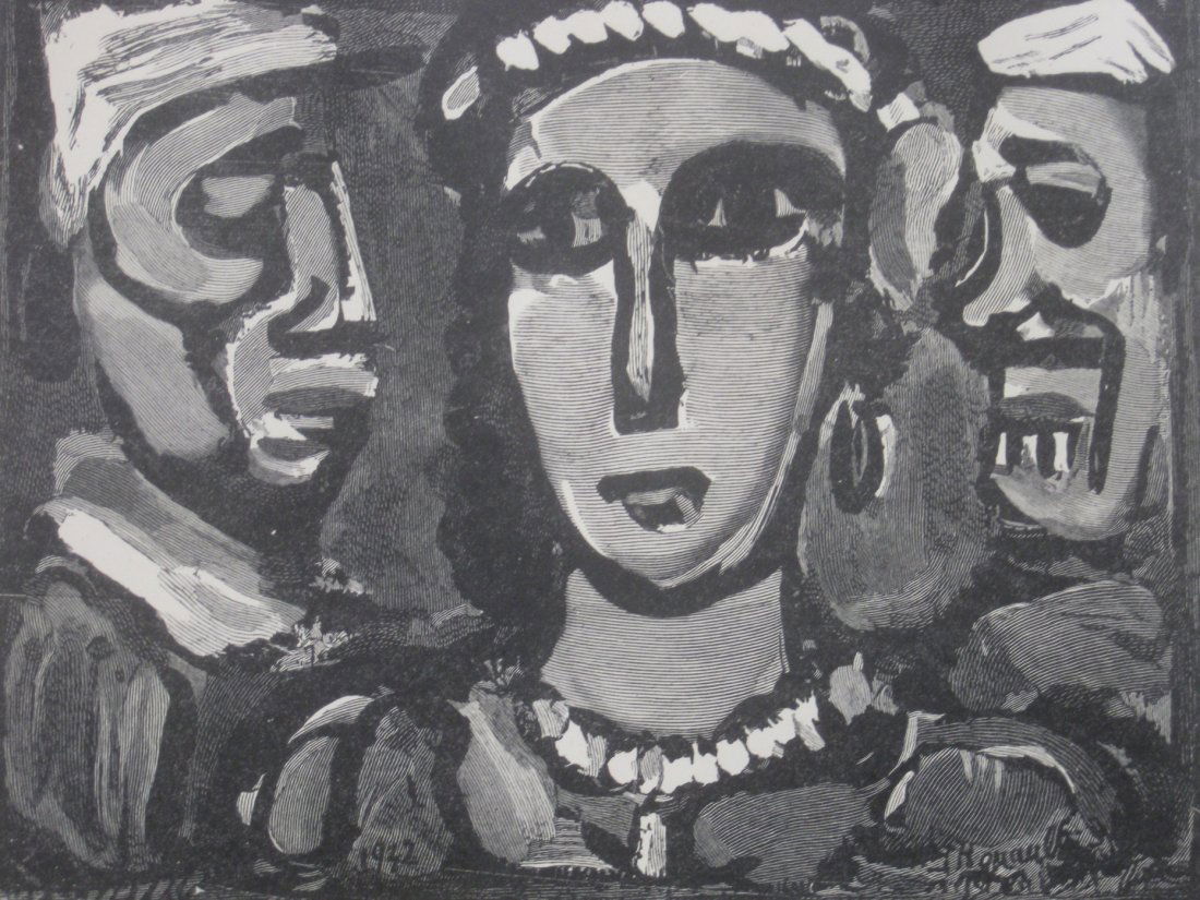 Georges Rouault wood engraving (1 of 4)