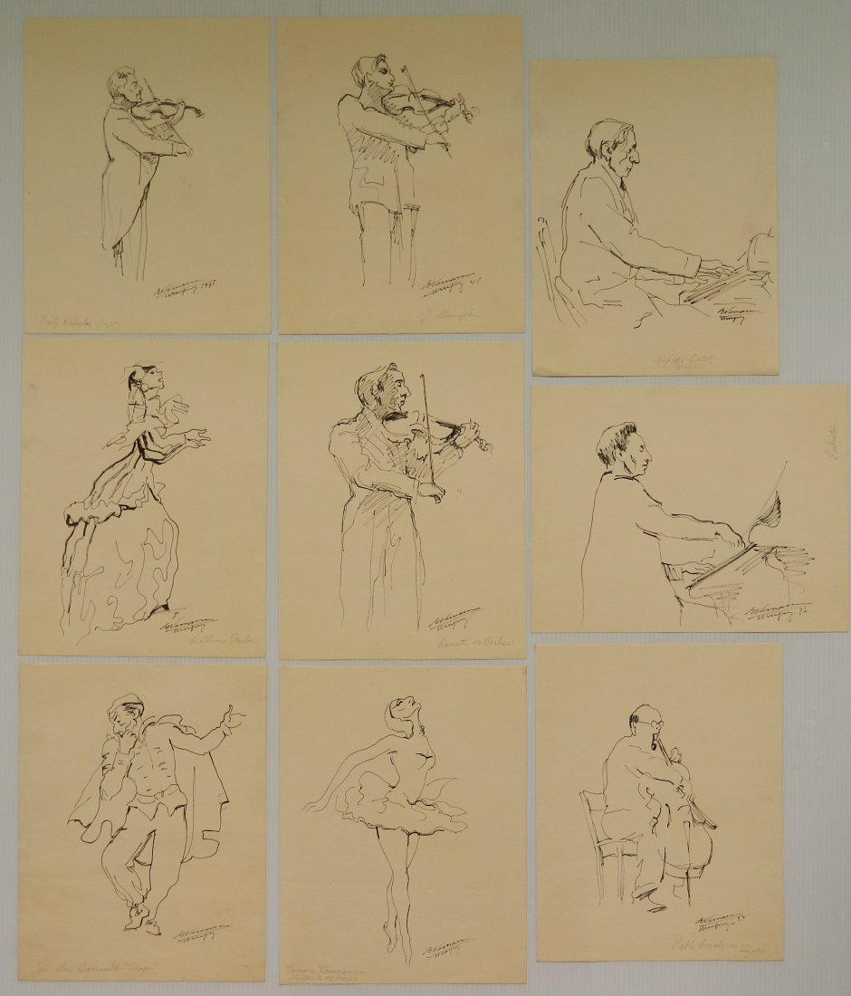 Eduardo Vernazza 9 lithographs (1 of 10)