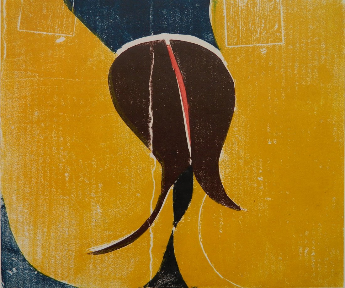 Hilliard R. Dean linocut (1 of 4)