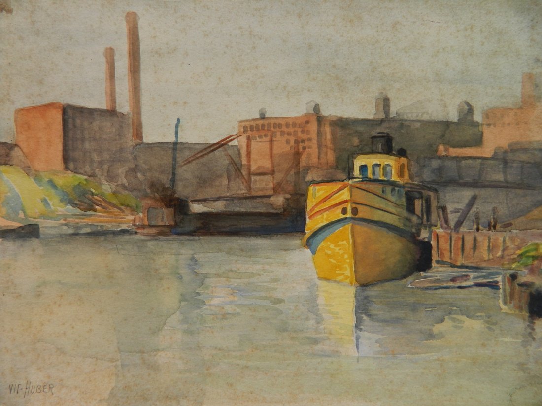 Victor Huber watercolor (1 of 4)