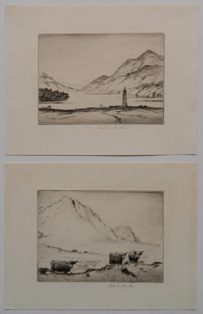 Robert Huston 2 etchings (1 of 8)