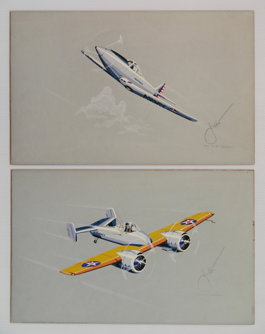 Harry Jaffee 2 gouaches (1 of 10)