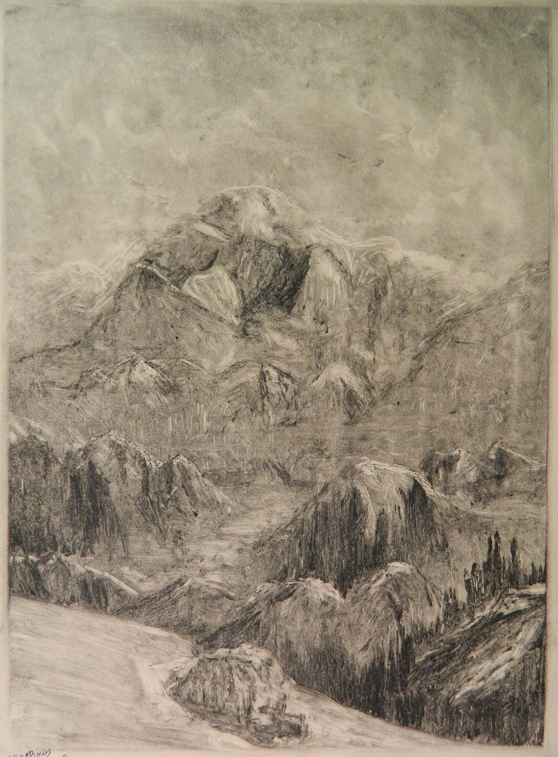 J. Patrick O'Brien monotype (1 of 4)