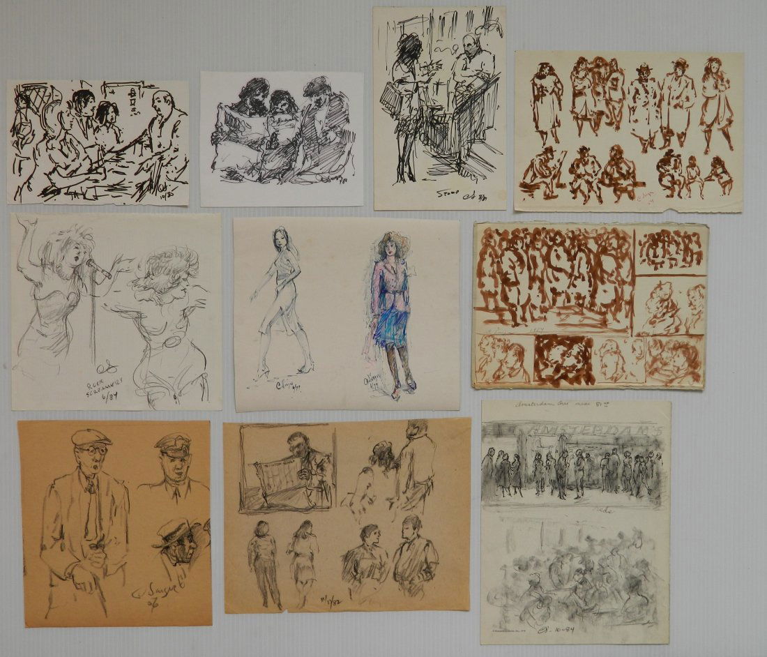 Clyde Singer 10 drawings (1 of 6)