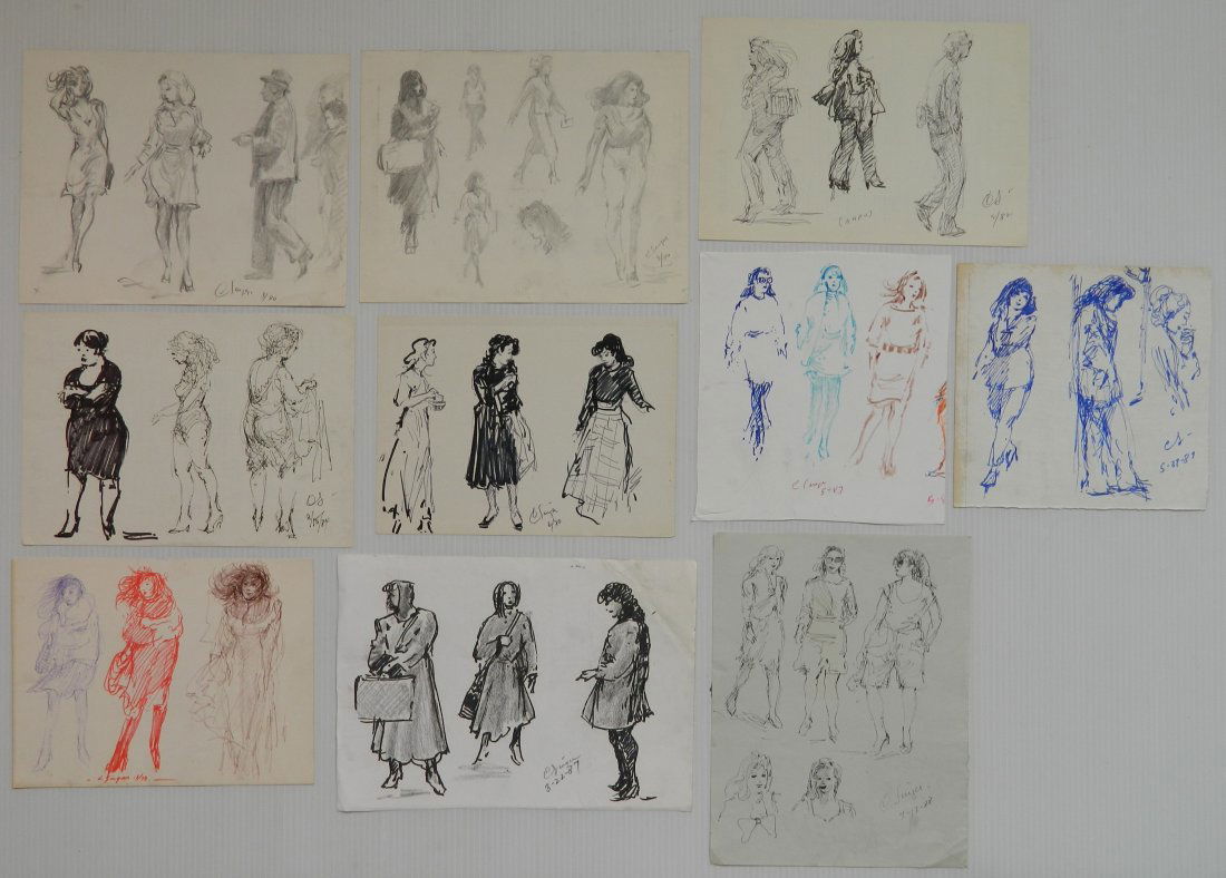 Clyde Singer 10 drawings (1 of 7)