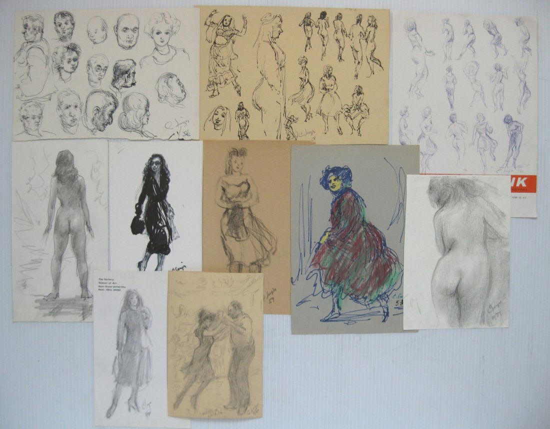 Clyde Singer 10 drawings (1 of 7)