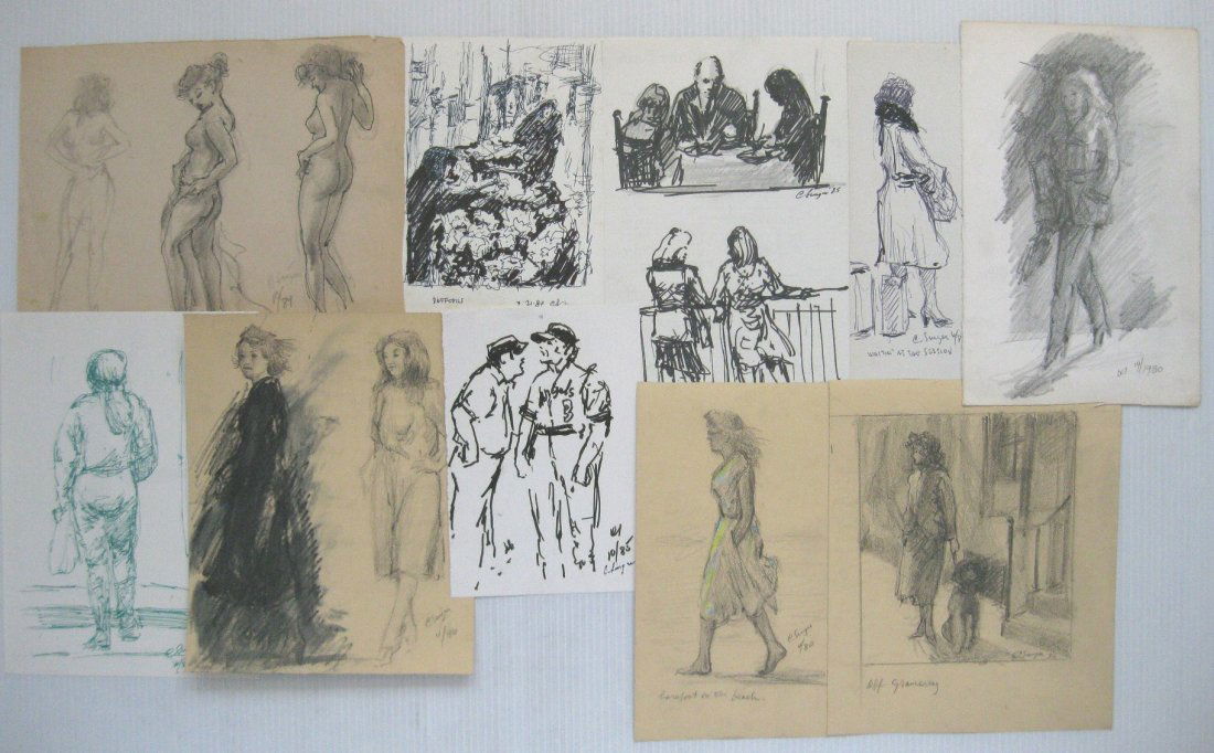 Clyde Singer 10 drawings (1 of 7)