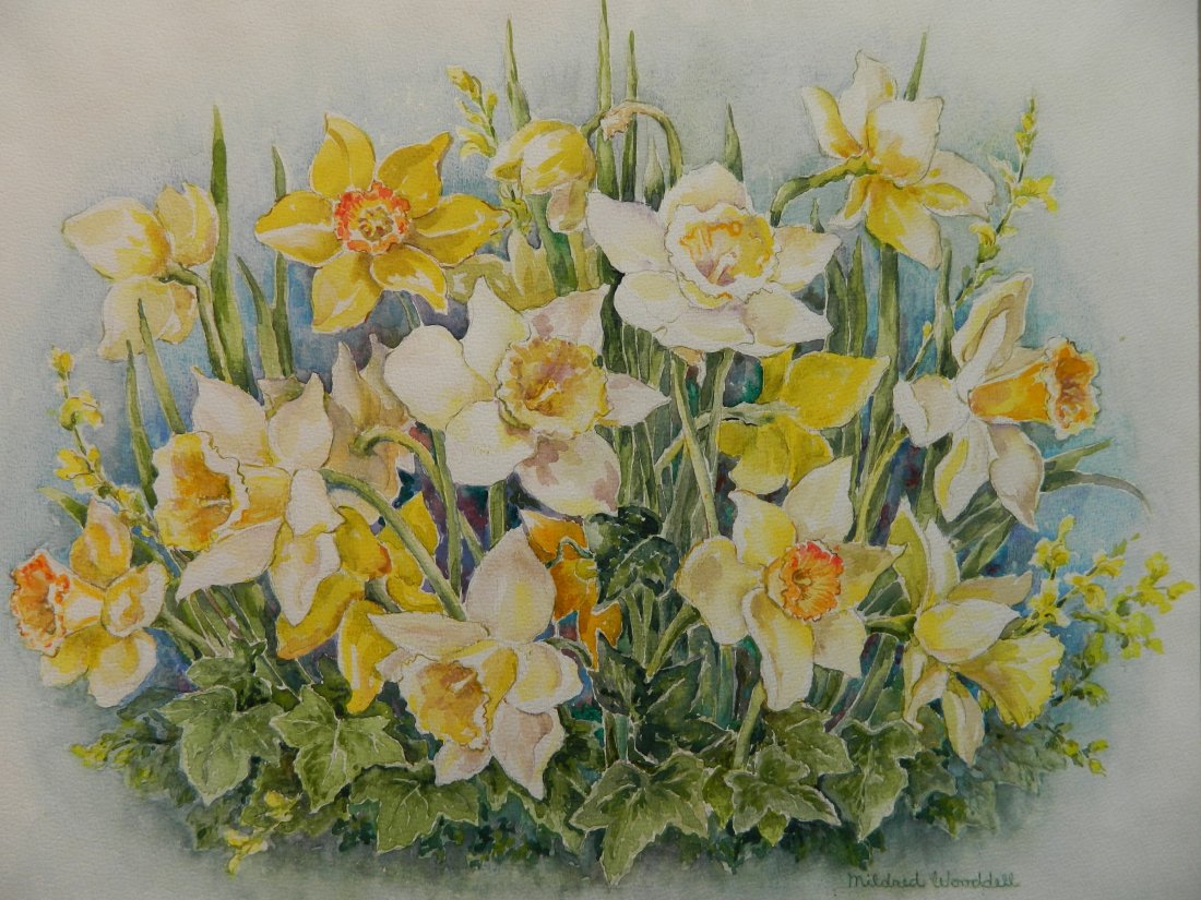 Mildred Wooddell watercolor (1 of 3)