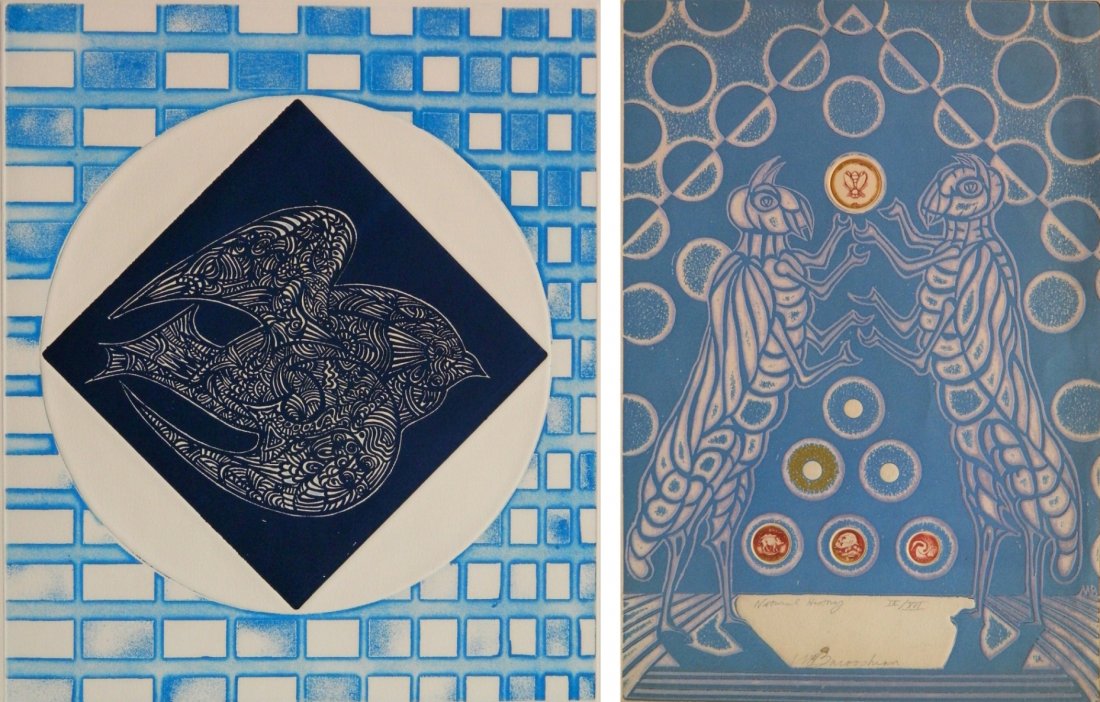 Martin Barooshian 2 intaglios (1 of 10)