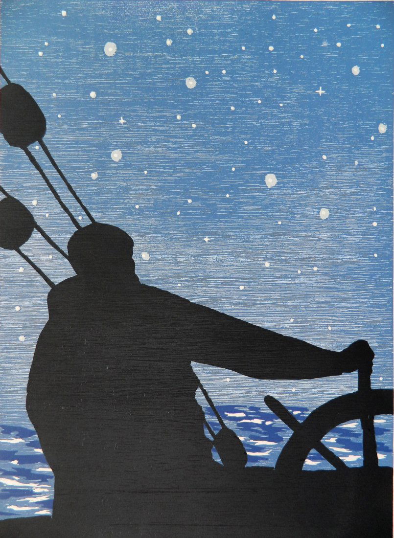 Richard Bosman woodcut (1 of 6)