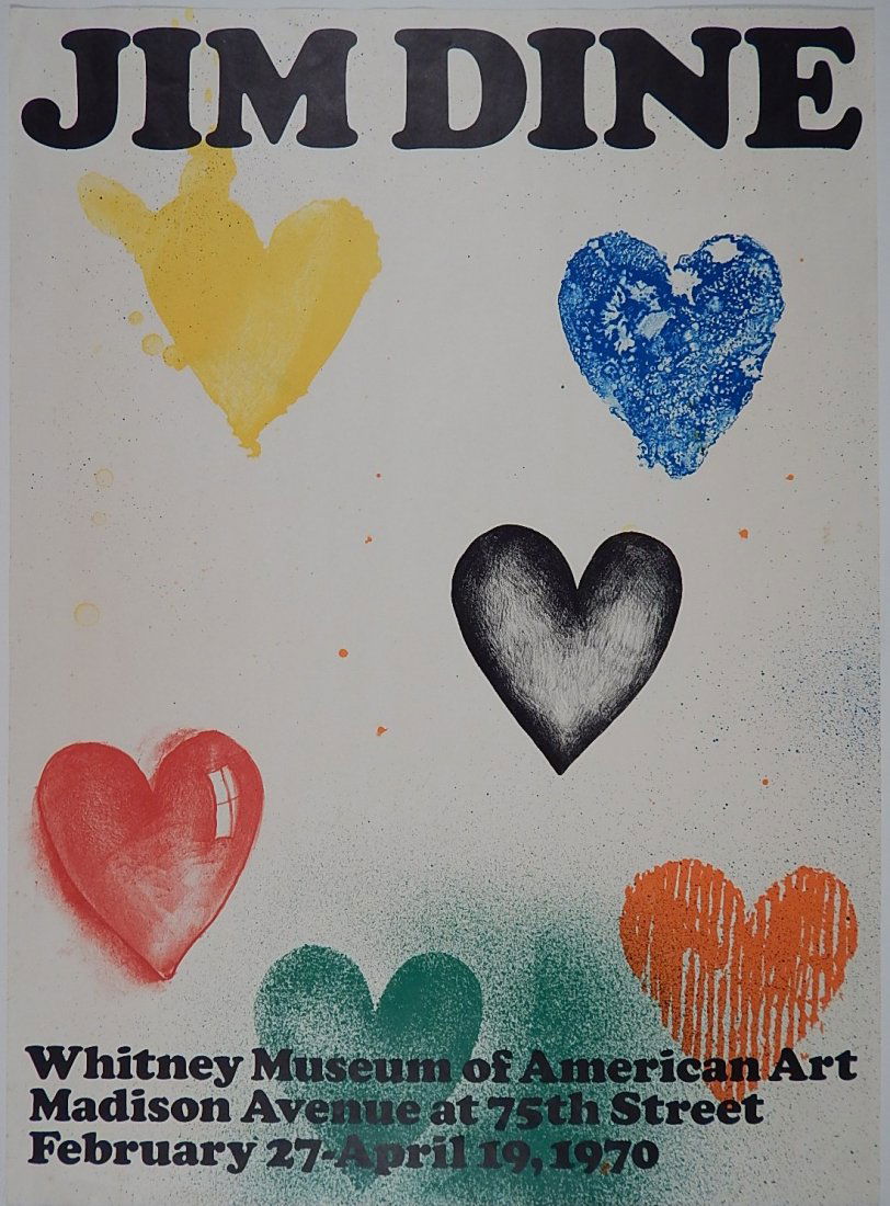 after Jim Dine lithographic poster (1 of 3)