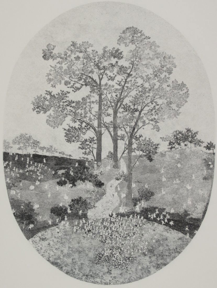 Claude Hermann etching (1 of 4)