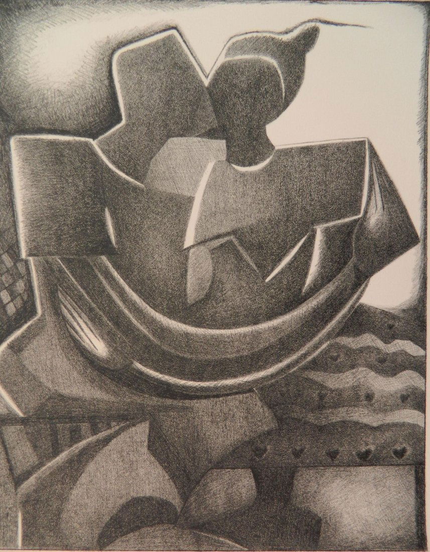 Lionel Lofton lithograph (1 of 4)