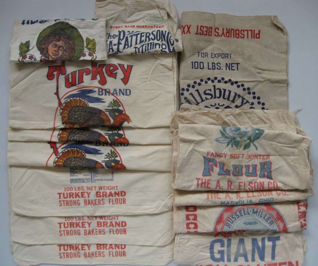 25+ Flour linen and paper bags (1 of 7)