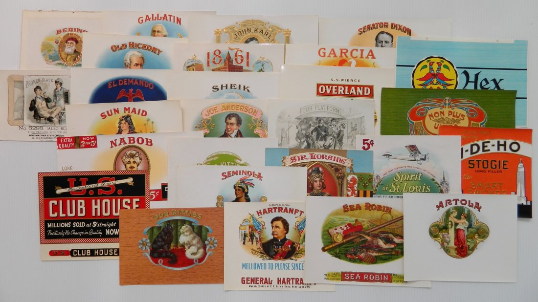 25 Cigar box labels (1 of 8)