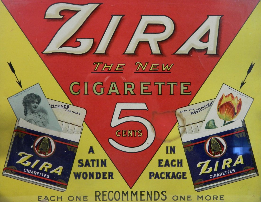 Zira Cigarette paper sign (1 of 5)