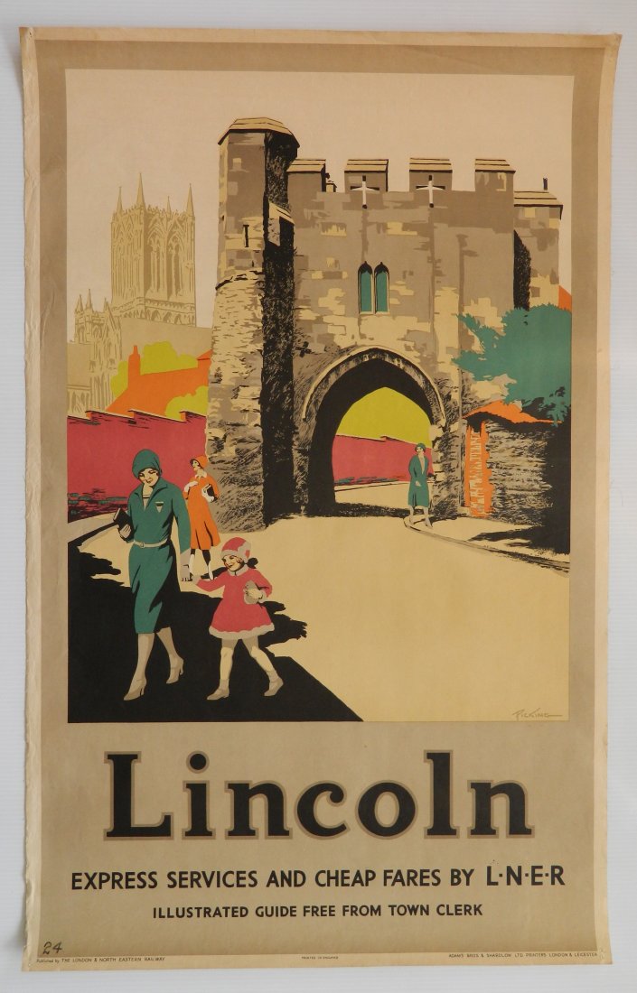 Picking (English) lithographic poster (1 of 7)