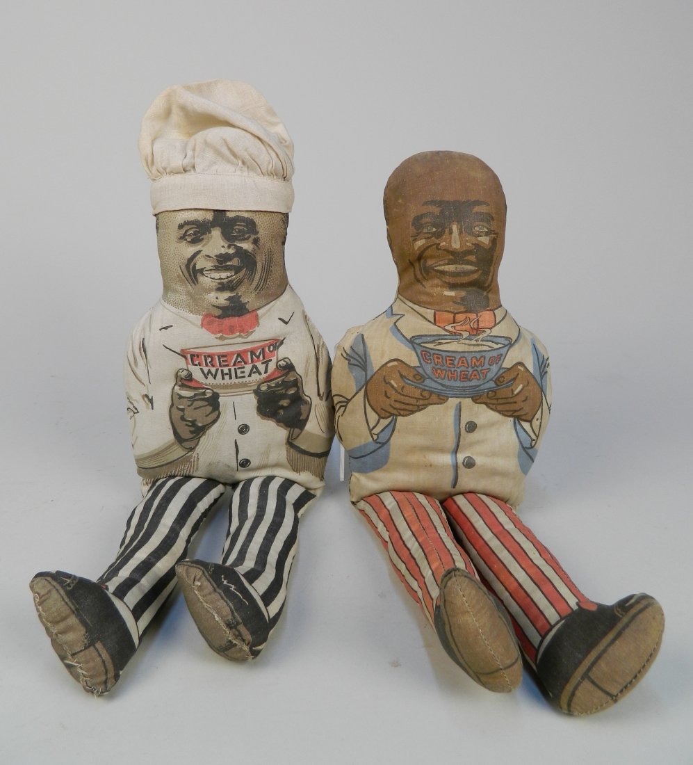 2 Cream of Wheat 'Chef' muslin advertising dolls (1 of 5)